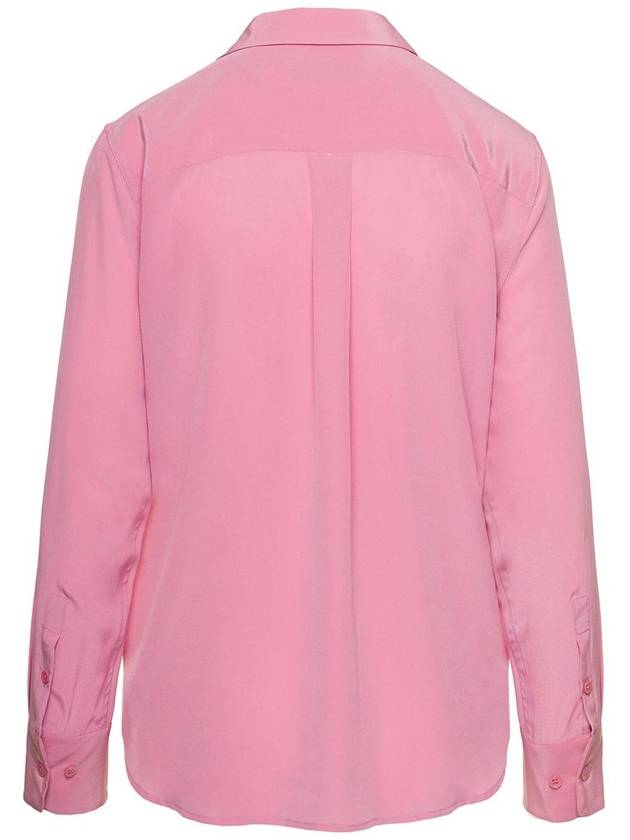 Pink Shirt With Patch Pockets With Flap In Silk Woman Equipment - EQUIPMENT - BALAAN 2