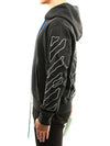 Sil Arrow Long Sleeve Hood Black - OFF WHITE - BALAAN 7