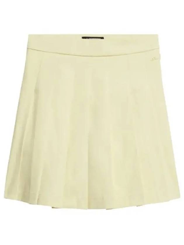 Adina Pleated Skirt Wax Yellow - J.LINDEBERG - BALAAN 2