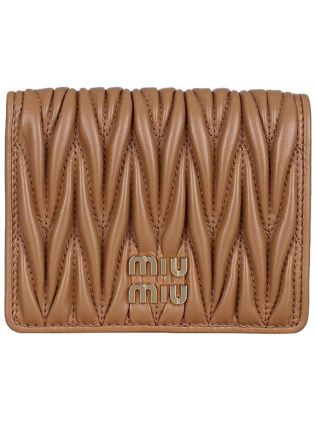 24 F W MATELASSE Leather Small Wallet 5MV2042FPPF098L B0271176539 - MIU MIU - BALAAN 3