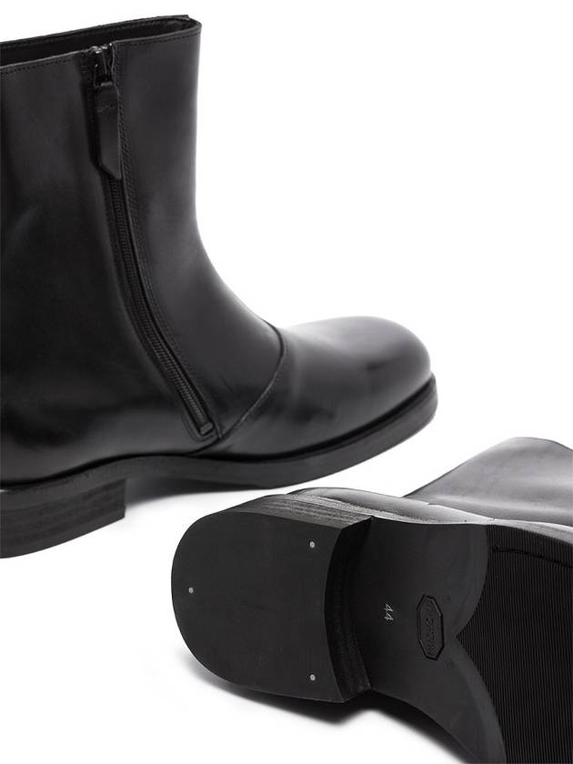 Camion Black Leather Zipper Ankle Boots - OUR LEGACY - BALAAN 4