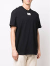 Neck Barcode Print Short Sleeve T-Shirt Black - VETEMENTS - BALAAN.
