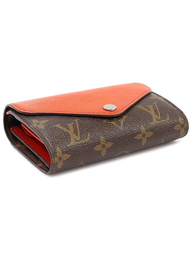 M60495 Monogram Canvas PIMENT Epi Leather Marie Roux Compact Medium Wallet - LOUIS VUITTON - BALAAN 5