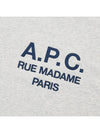 Rufus Embroidery Logo Sweatshirt Grey - A.P.C. - BALAAN 7