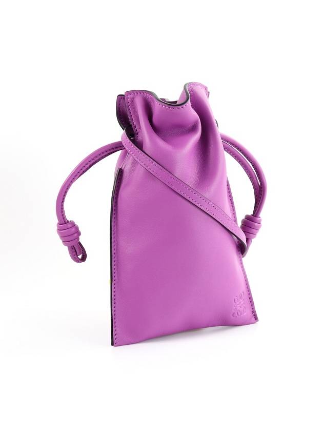 Flamenco Pocket Calfskin Cross Bag Purple - LOEWE - BALAAN 4