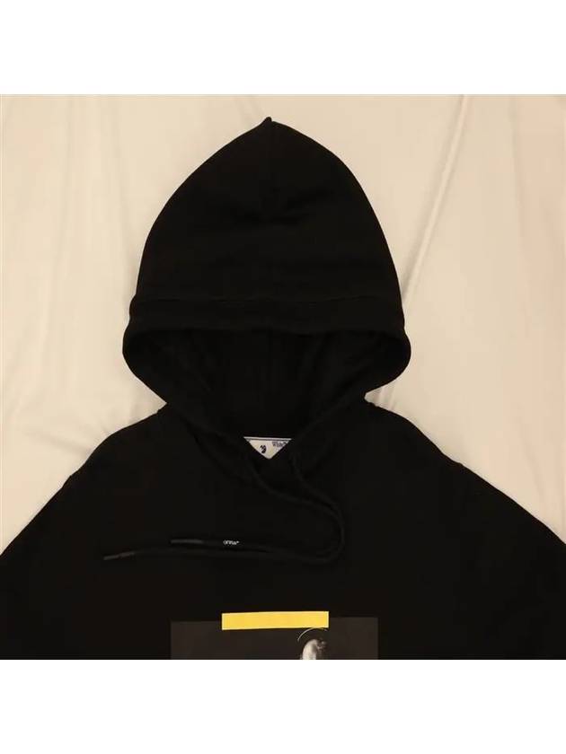 Men's Carabzo Painting Double Sleeve Hood Black - OFF WHITE - BALAAN.