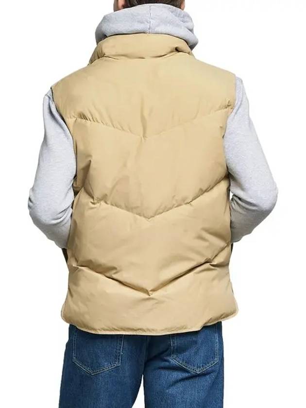 Bold Fox Head Quilted Gilet Vest Beige - MAISON KITSUNE - BALAAN 4