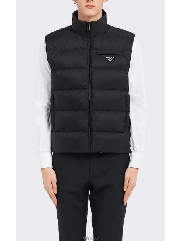 SGB033 1WQ9 F0002 RE NYLON triangle logo vest - PRADA - BALAAN 1