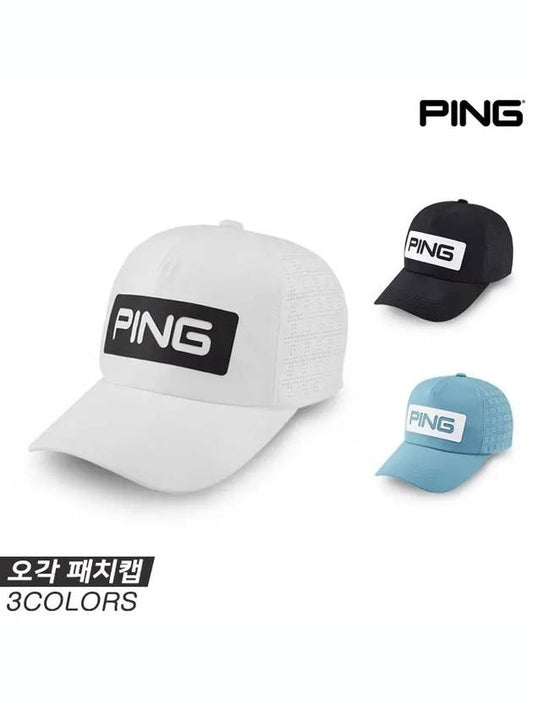 Pentagram Patch Cap Golf Hat 3COLORS for Men - PING - BALAAN 2