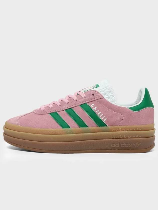 Original Gazelle Bold Low Top Sneakers True Pink - ADIDAS - BALAAN 4