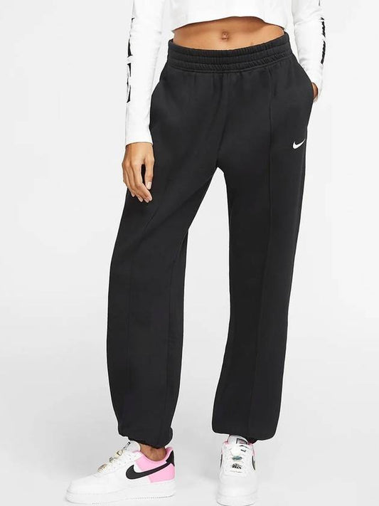 Women's Essential Mid-Rise Fleece Pants - NIKE - BALAAN.