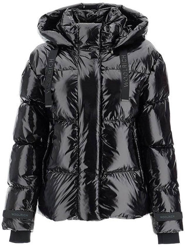 shiny nylon down jacket - WOOLRICH - BALAAN 1