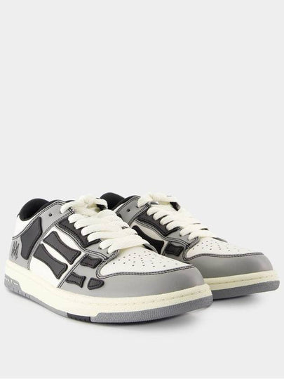 Varsity Skel Top Low Sneakers - Amiri - Leather - Black - AMIRI - BALAAN 2