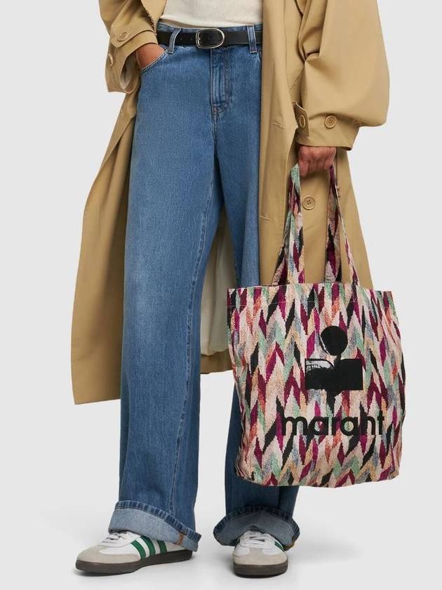 Woom Eco Graphic Cotton Tote Bag - ISABEL MARANT - BALAAN 7