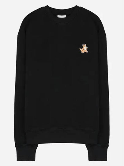 Speedy Fox Patch Comfort Sweatshirt Black - MAISON KITSUNE - BALAAN 2