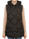 Frutto Padded Vest Brown - MAX MARA - BALAAN 1