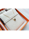 Mini Pop H Pendant Necklace Gold Noir - HERMES - BALAAN 6