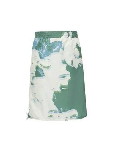 Midi Skirt Dark Green MRTWWSKR019 WVN007 - SUNNEI - BALAAN 1