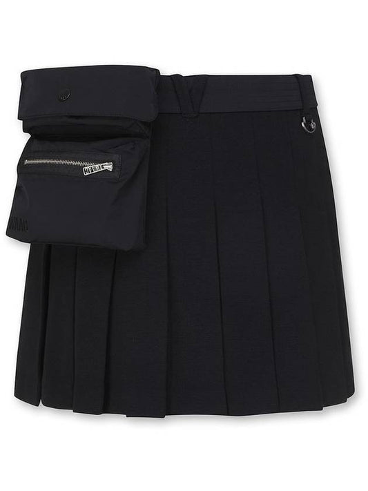 Women s Cargo Belt Pleated Culottes Skirt - WAAC - BALAAN 2