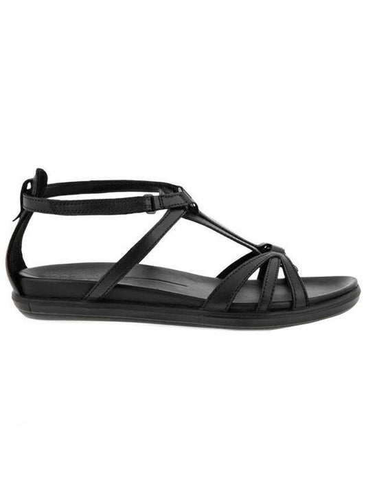 Women's Simpil Strappy Sandals Pure Black - ECCO - BALAAN 1
