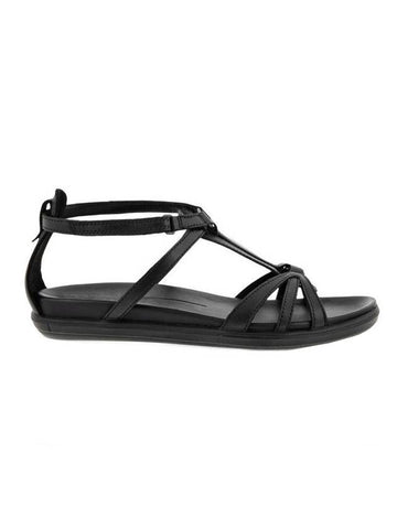 Women's Simpil Strappy Sandals Pure Black - ECCO - BALAAN 1