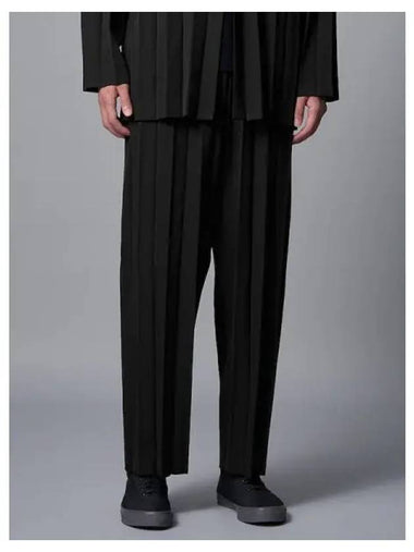 Edge ensemble relaxed fit pants black domestic product GM0024090547245 - ISSEY MIYAKE - BALAAN 1