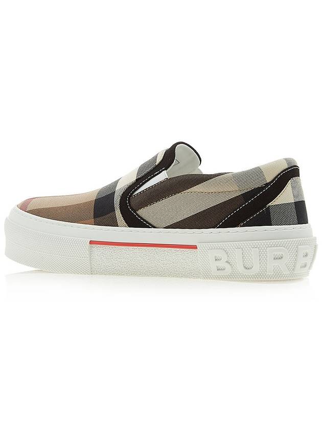 Embossed Logo Checked Slip-on - BURBERRY - BALAAN 4