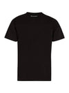 Cotton Crew Neck Short Sleeve T-Shirt 3 Pack Black - OFF WHITE - BALAAN 3