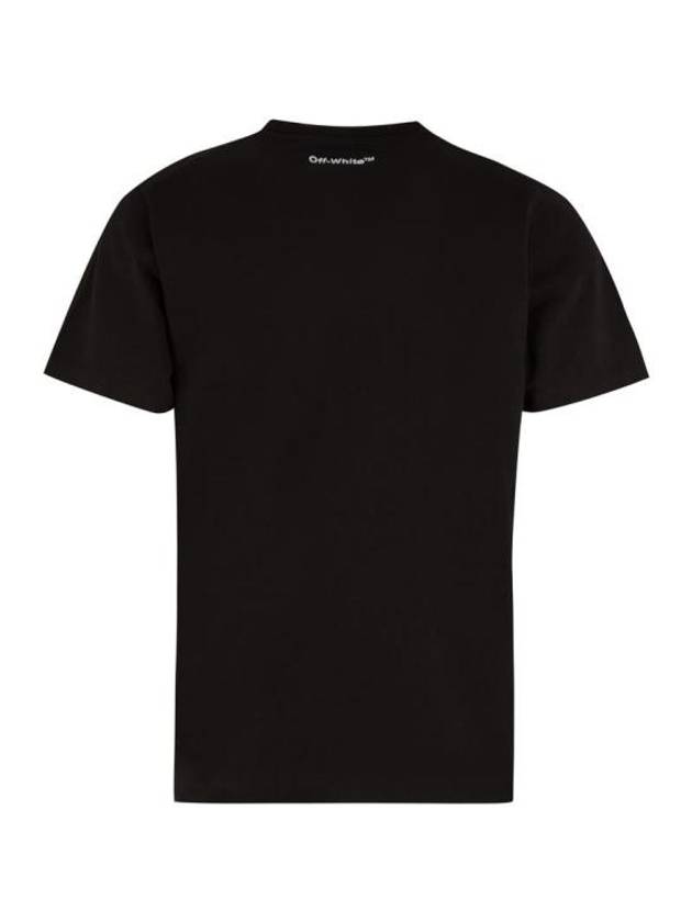 Cotton Crew Neck Short Sleeve T-Shirt 3 Pack Black - OFF WHITE - BALAAN 3