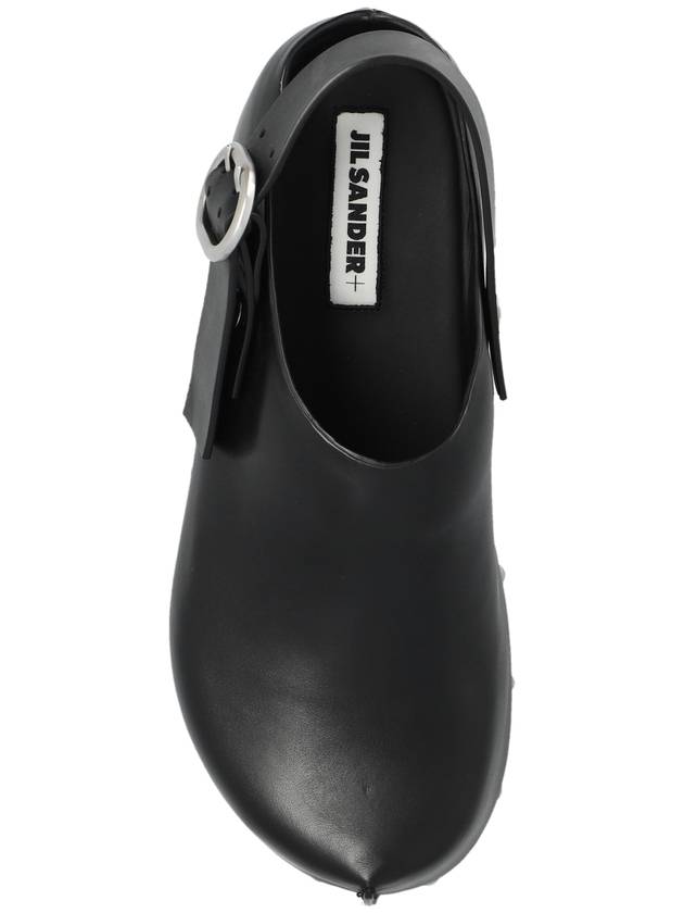 Clogs Leather Sandals Black - JIL SANDER - BALAAN 7