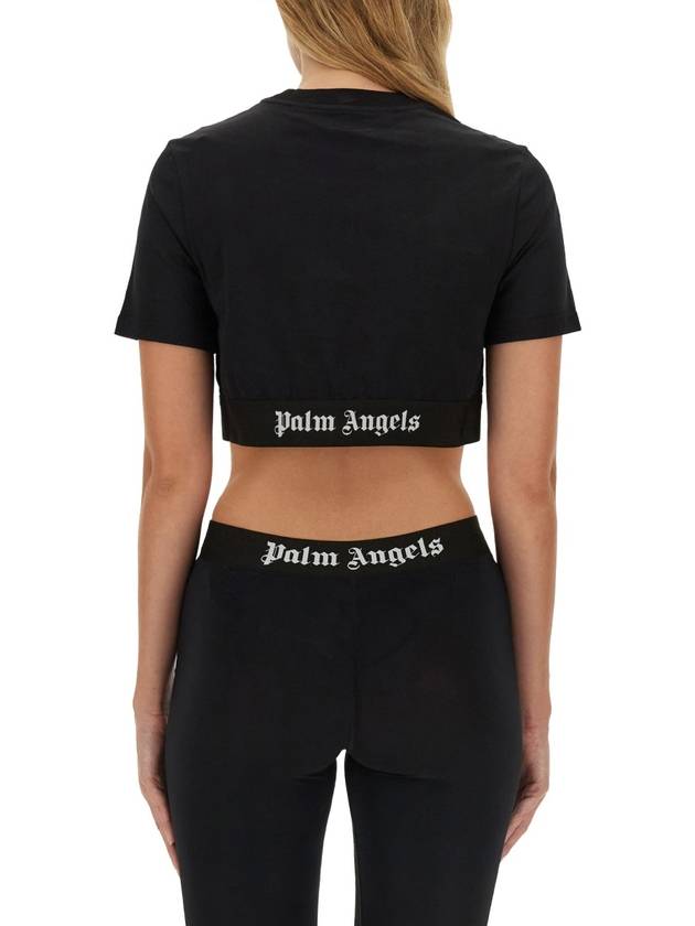 T-SHIRT WITH LOGO - PALM ANGELS - BALAAN 3