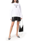 Logo Sweatshirt 134645 S22110GW - PRADA - BALAAN 2