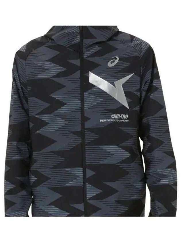 AIM TRG Stretch Cloth Graphic Hooded Jacket 2031E532001 - ASICS - BALAAN 1