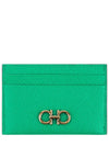 Gancini Card Wallet Green - SALVATORE FERRAGAMO - BALAAN 2