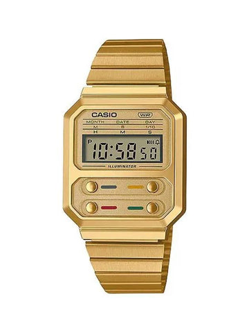 Metal Watch Electronic Vintage A100WEG9A - CASIO - BALAAN 1