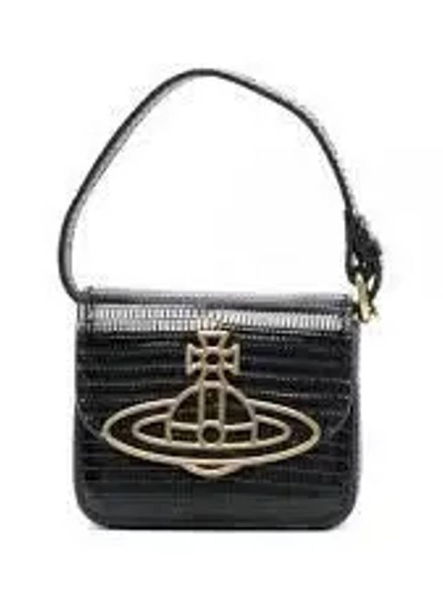 Lizard Leather Mini Bag Black - VIVIENNE WESTWOOD - BALAAN 2