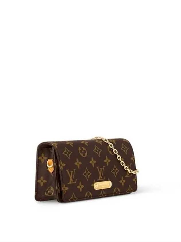 Lily Monogram Chain Shoulder Bag Brown - LOUIS VUITTON - BALAAN 3