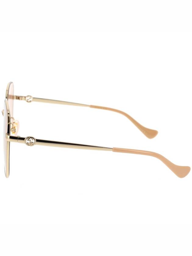 Eyewear Thin Frame Metal Sunglasses Gold - GUCCI - BALAAN 4