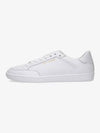 Court Classic Perforated Leather Low Top Sneakers White - SAINT LAURENT - BALAAN 2