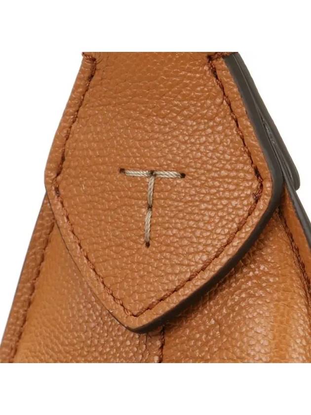 T Timeless Calf Leather Small Shoulder Bag Brown - TOD'S - BALAAN 6