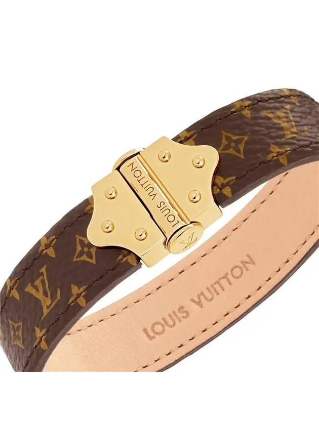 Nano Monogram Bracelet Brown - LOUIS VUITTON - BALAAN 4