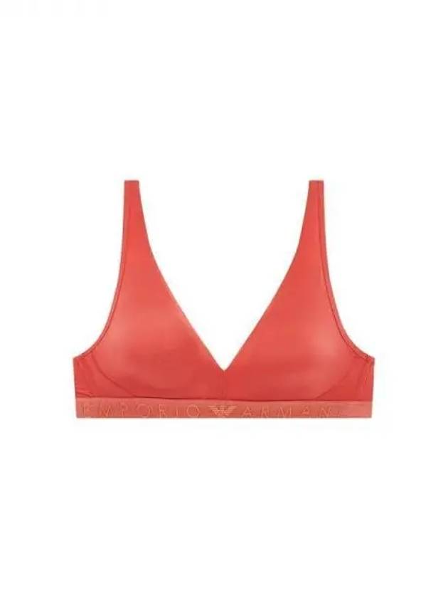 UNDERWEAR Women's Thin Logo Band Bralette Bra Red 271264 - EMPORIO ARMANI - BALAAN 1