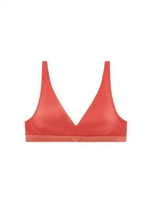 UNDERWEAR Women's Thin Logo Band Bralette Bra Red 271264 - EMPORIO ARMANI - BALAAN 1