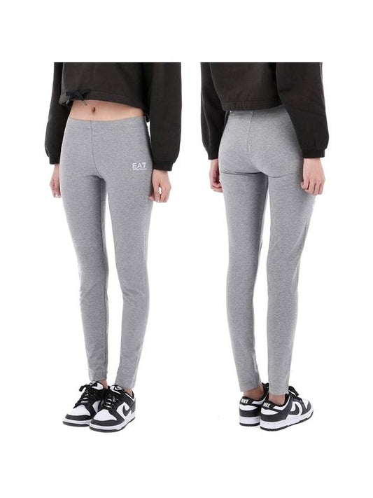 EA7 Logo Shiny Stretch Leggings 8NTP63 0905 - EMPORIO ARMANI - BALAAN.