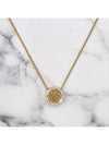 Kira Guilloche Pendant Necklace Gold - TORY BURCH - BALAAN 2