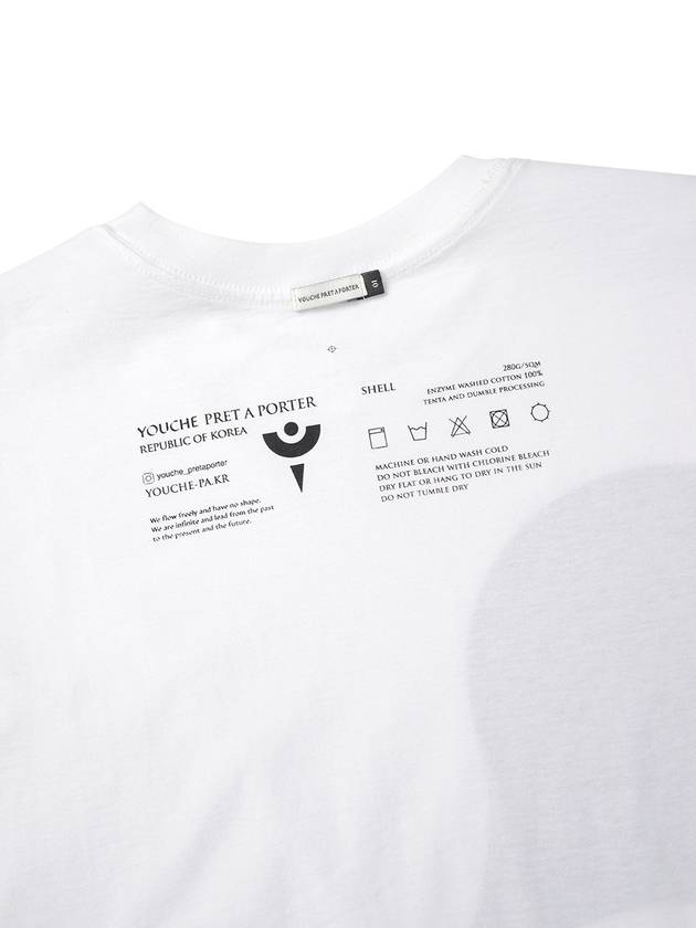 FL Short Sleeve Tee White - YOUCHE PRET A PORTER - BALAAN 7