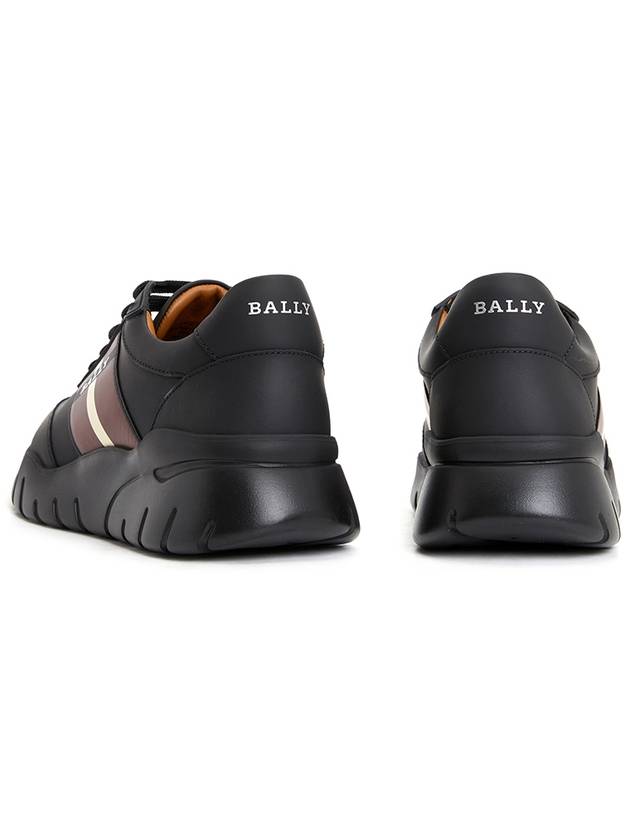 Men's Bronnye Low Top Sneakers Black - BALLY - BALAAN 7