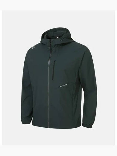 Running Essentials Hooded Windbreaker Dark Green SP313RWB71 - DESCENTE - BALAAN 1