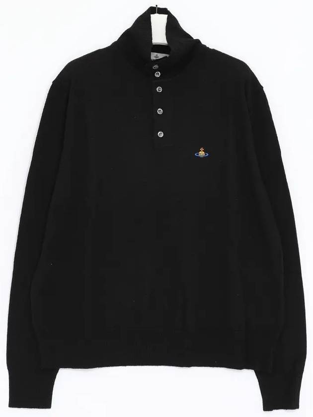 Alex ORB Logo High Neck Knit Top Black - VIVIENNE WESTWOOD - BALAAN 4