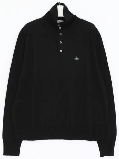 Alex ORB Logo High Neck Knit Top Black - VIVIENNE WESTWOOD - BALAAN 2